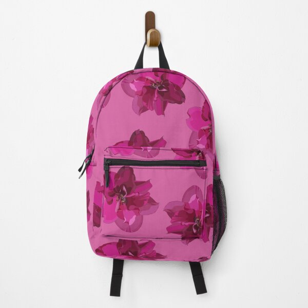 Item preview, Purple flowers pattern on pink background designed and sold by darshants.