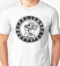 Mesoamerica - calendar bw Unisex T-Shirt