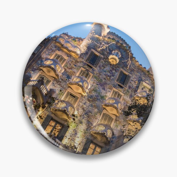 Item preview, Awesome Facade - Antoni Gaudis Casa Batllo in Barcelona designed and sold by Georgia Mizuleva.