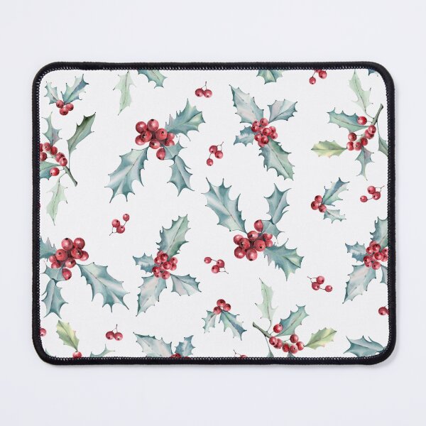 Item preview, Winter Berries Watercolor Pattern designed and sold by Maria Heyens.