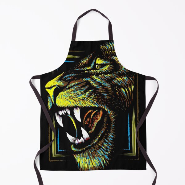 Item preview, Artistic Lion Head - Colorful Lion Drawing designed and sold by BigWildKiwi.