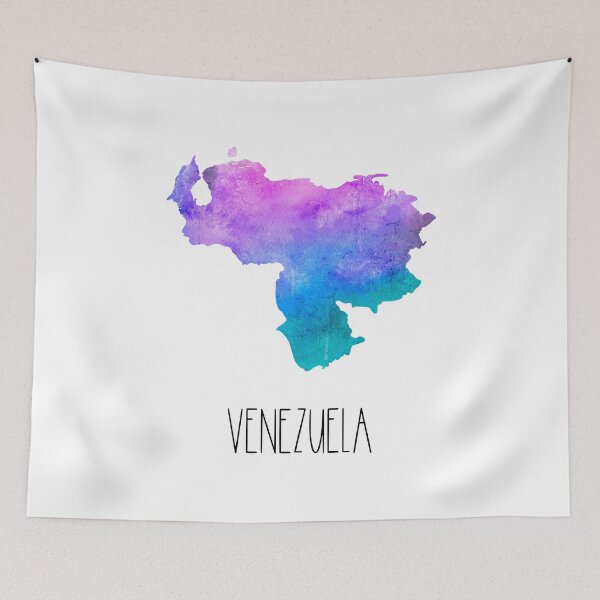 Item preview, Venezuela Watercolor Map - Venezuelan designed and sold by MountainD.