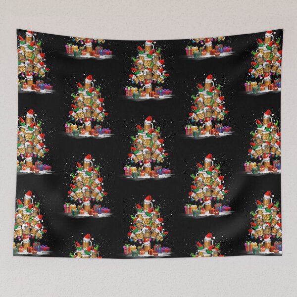 Item preview, Beer Funny Drinker Christmas Tree Xmas Alcohol Celebration  designed and sold by singh130.