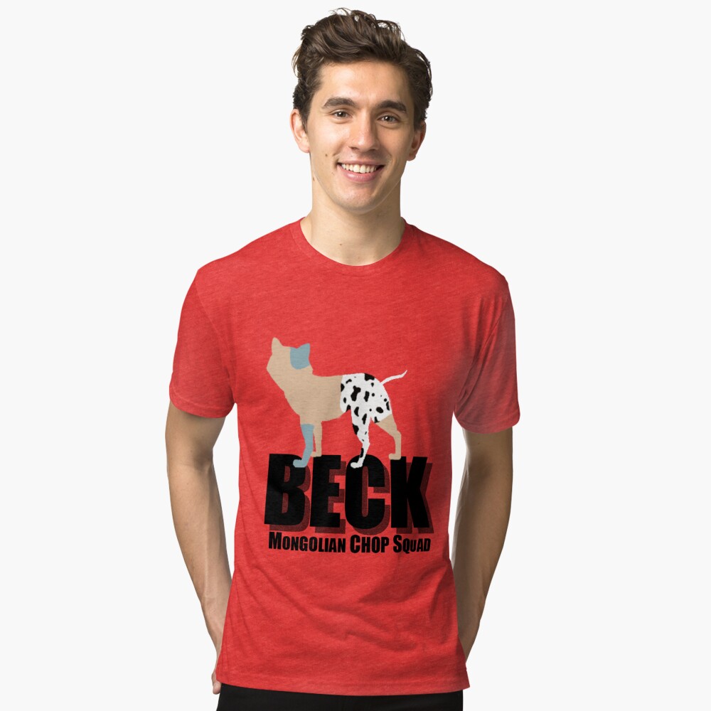 beck mongolian chop squad t shirt