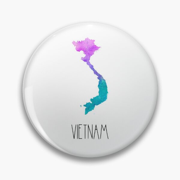Item preview, Vietnam Watercolor Map - Vietnamese designed and sold by MountainD.