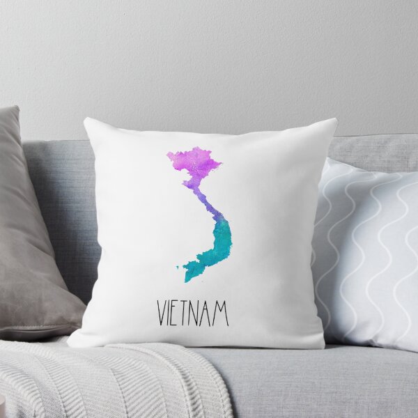 Item preview, Vietnam Watercolor Map - Vietnamese designed and sold by MountainD.