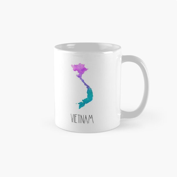 Item preview, Vietnam Watercolor Map - Vietnamese designed and sold by MountainD.