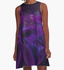 Lost in Galaxy A-Line Dress