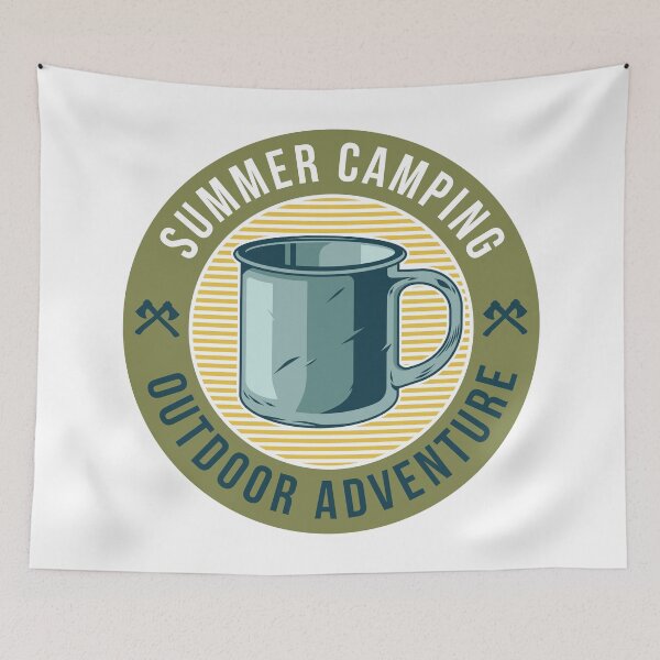 Item preview, Outdoor Summer Camping designed and sold by Vector Scout Lab.