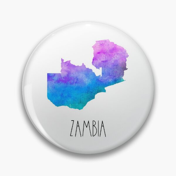 Item preview, Zambia Watercolor Map - Zambian designed and sold by MountainD.
