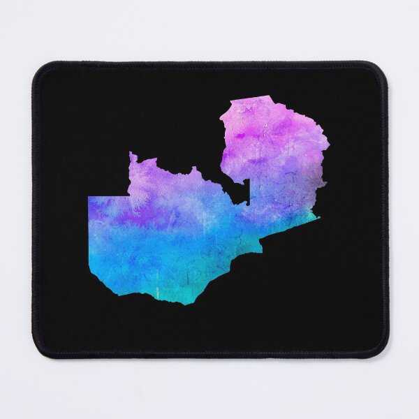 Item preview, Zambia Watercolor Map - Zambian designed and sold by MountainD.