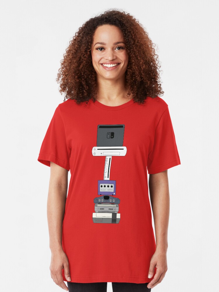 Alternate view of Consoles (PAL version) Slim Fit T-Shirt