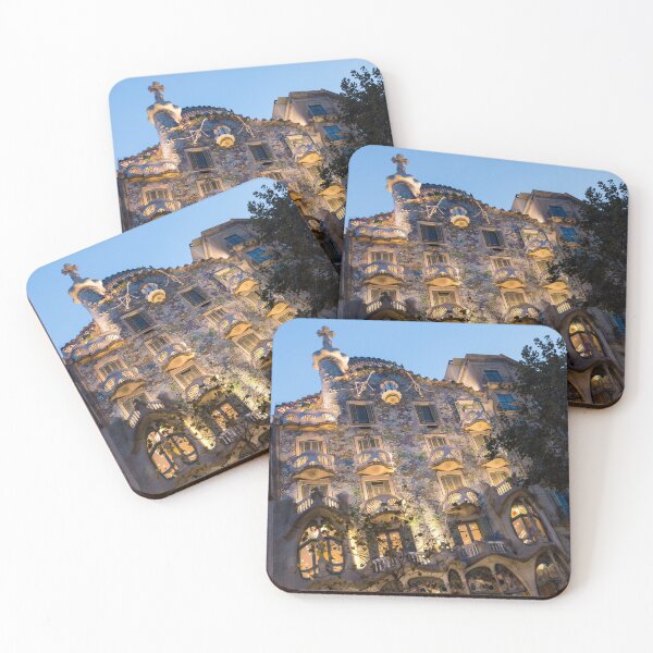 Item preview, Magnificent Facade - Antoni Gaudis Casa Batllo in Barcelona designed and sold by Georgia Mizuleva.