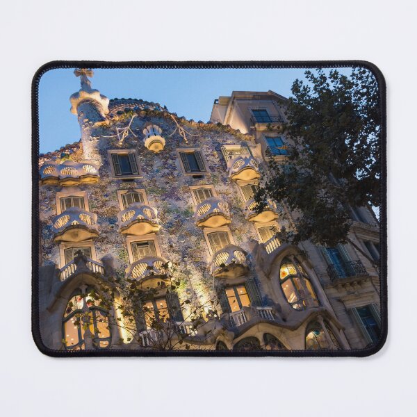 Item preview, Magnificent Facade - Antoni Gaudis Casa Batllo in Barcelona designed and sold by Georgia Mizuleva.