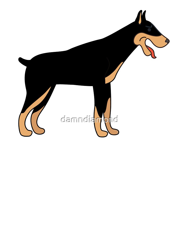 Doberman Puppy Baby One Piece By Damndiamond Redbubble