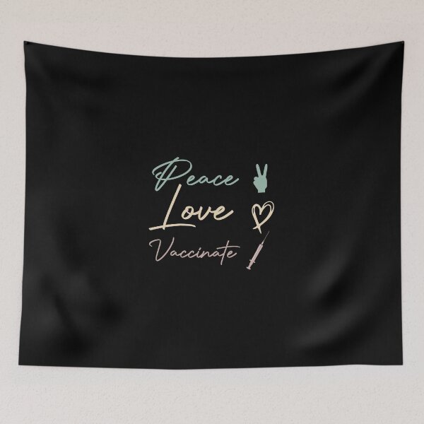 Item preview, Peace Love Vaccinate designed and sold by medbdj.
