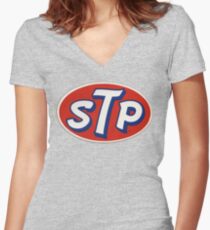 STP Women's Fitted V-Neck T-Shirt