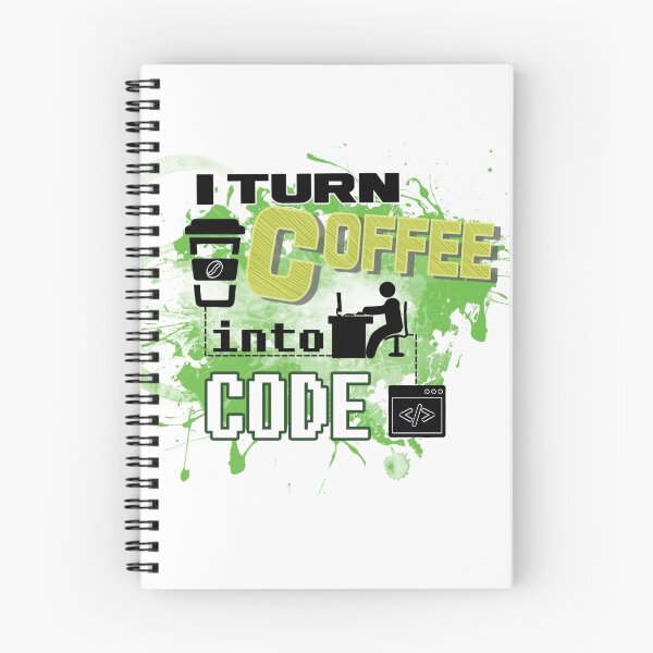 Item preview, I turn coffee into code designed and sold by DuzeKubki.