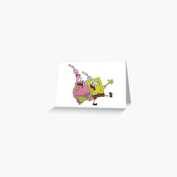 Spongebob Greeting Card