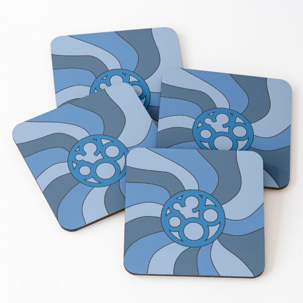 Item preview, Groovy wave 863 design blue designed and sold by YOStudios.