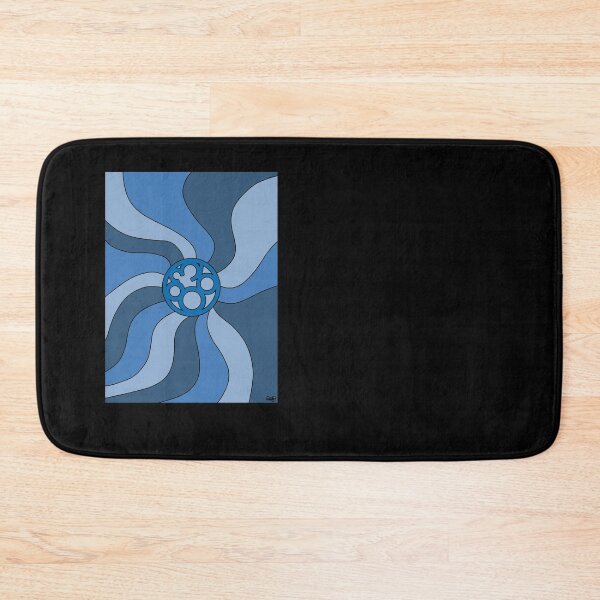 Item preview, Groovy wave 863 design blue designed and sold by YOStudios.