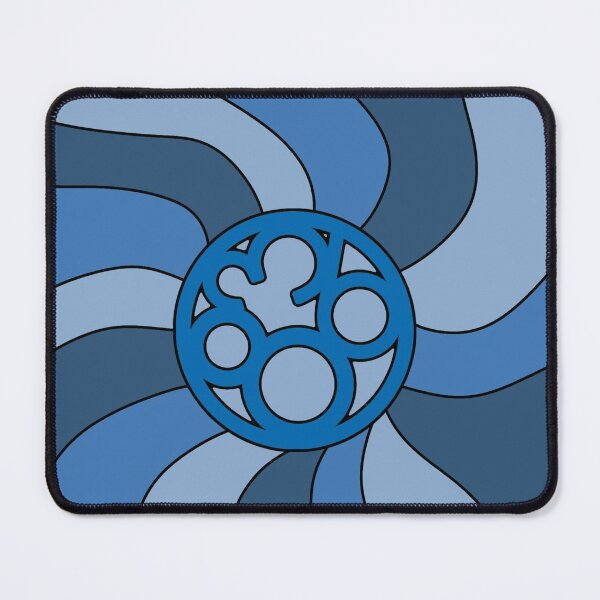 Item preview, Groovy wave 863 design blue designed and sold by YOStudios.