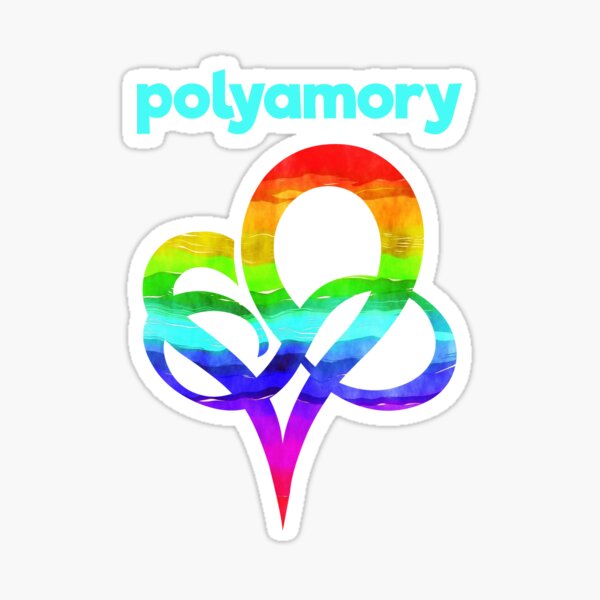 Lgbtq Polyamory Infinity Heart Lgbt Sticker For Sale By Polychris