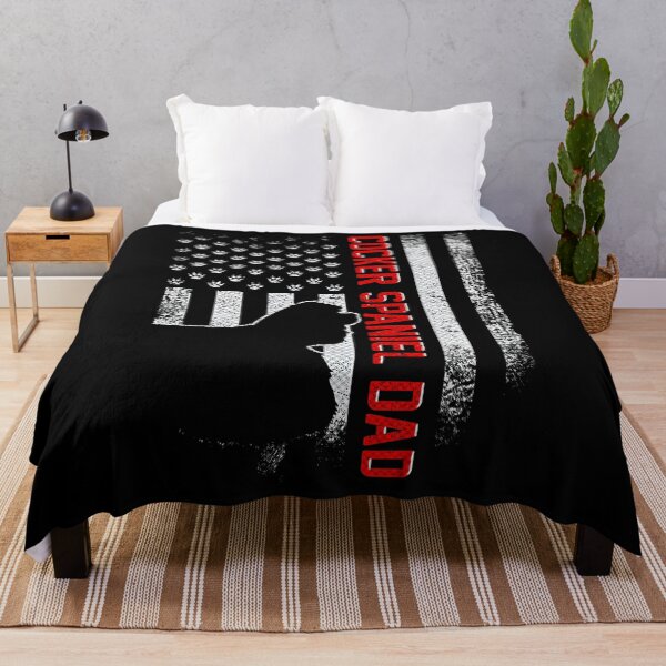 Item preview, Vintage USA Flag Proud Cocker Spaniel Dog Dad Silhouette designed and sold by BegayStore.