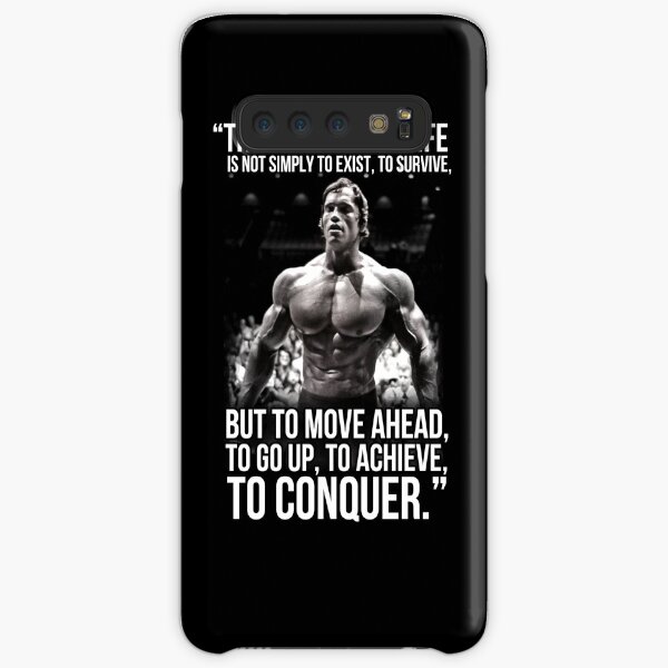 Arnold Schwarzenegger Arnie Conquer Quote Samsung Galaxy Snap Case