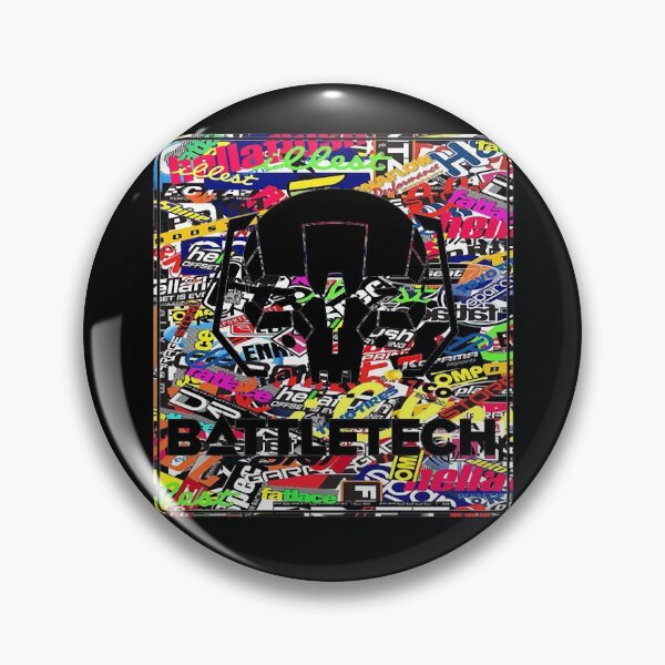 Item preview, The War Between Military Means In 31St Century Battletech Game  Stickerbomb Logo Techno designed and sold by BrownBattletech.