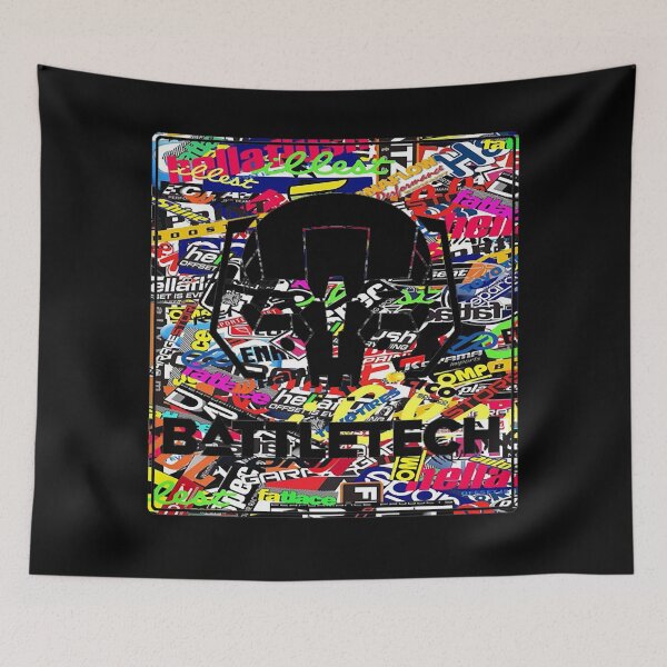 Item preview, The War Between Military Means In 31St Century Battletech Game  Stickerbomb Logo Techno designed and sold by BrownBattletech.