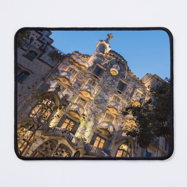 Item preview, Awesome Facade - Antoni Gaudis Casa Batllo in Barcelona designed and sold by Georgia Mizuleva.