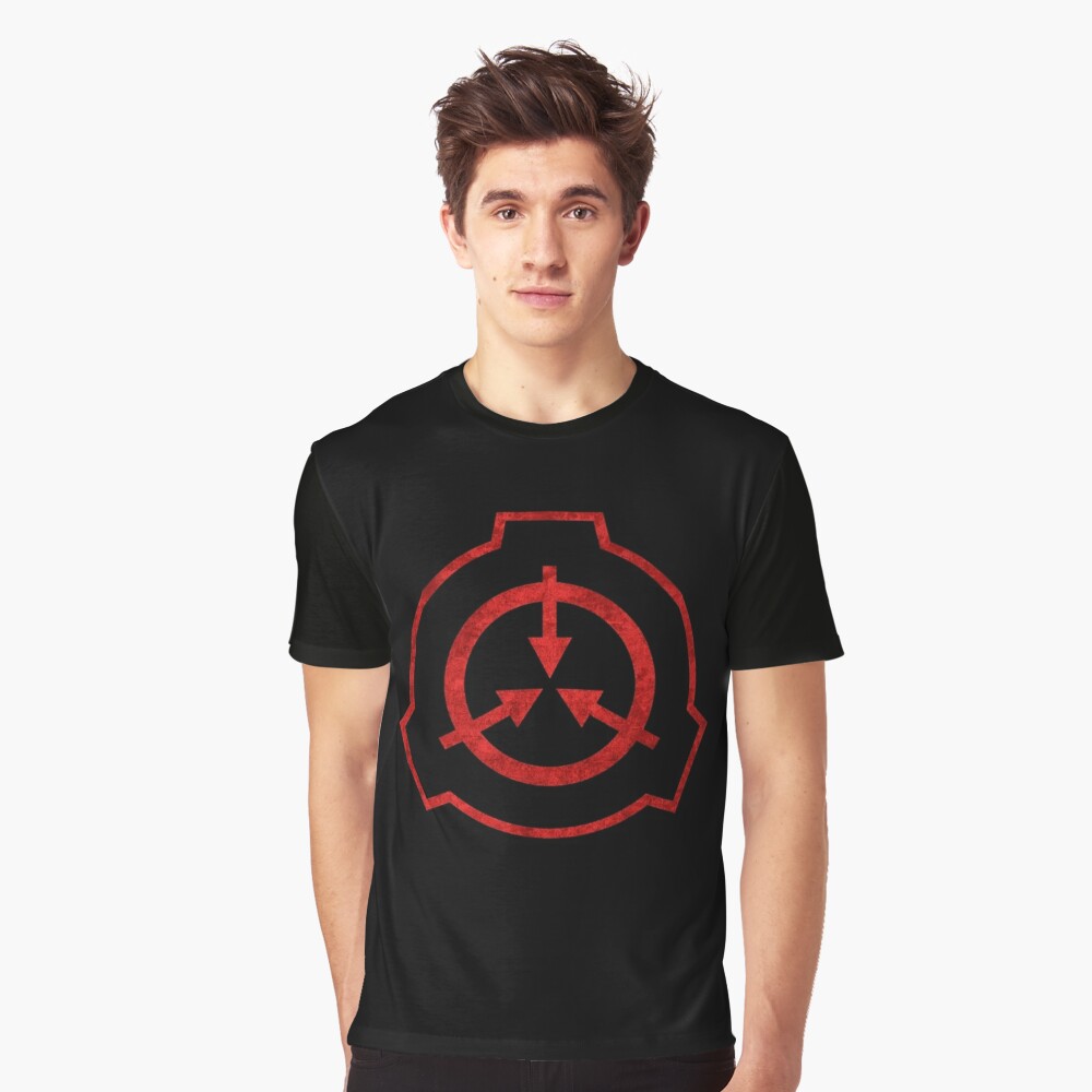 SCP Foundattion Red Crest Logo Symbol T-shirt by Rebellion-10