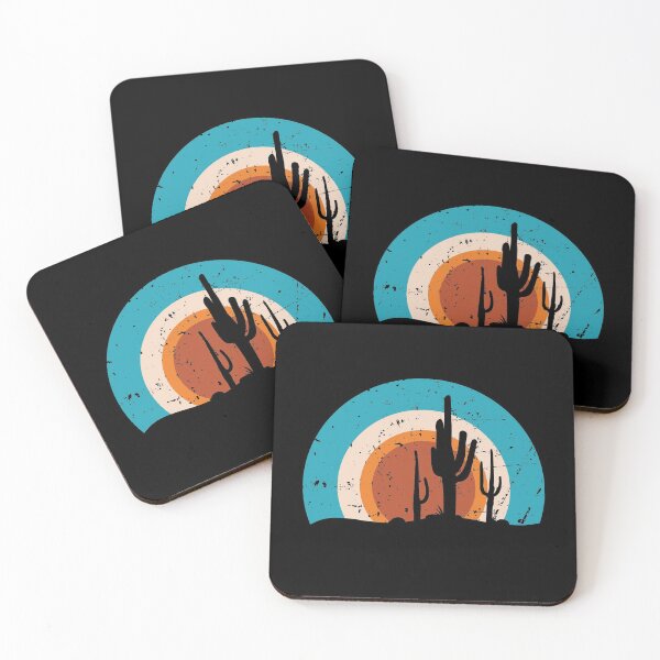 Item preview, Retro Vintage Desert Saguaro Cactus designed and sold by designandclouds.