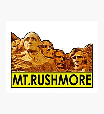 MOUNT RUSHMORE SOUTH DAKOTA NATIONAL MEMORIAL VINTAGE BLACK HILLS PARK 2 Photographic Print