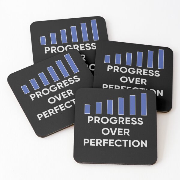 Item preview, Motivational Progress Over Perfection Back to School Teacher designed and sold by FridPix.