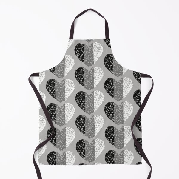 Item preview, Black, Grey & White Scribbled heart Vector - Heart designed and sold by SheetalMourya.