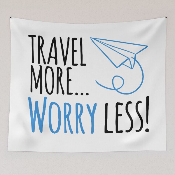 Item preview, Travel more ... worry less! designed and sold by MK3DESIGN.