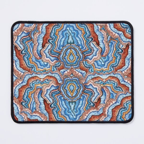 Item preview, Turkey tail mushroom psychedelic pattern designed and sold by Carrot Faery Art.