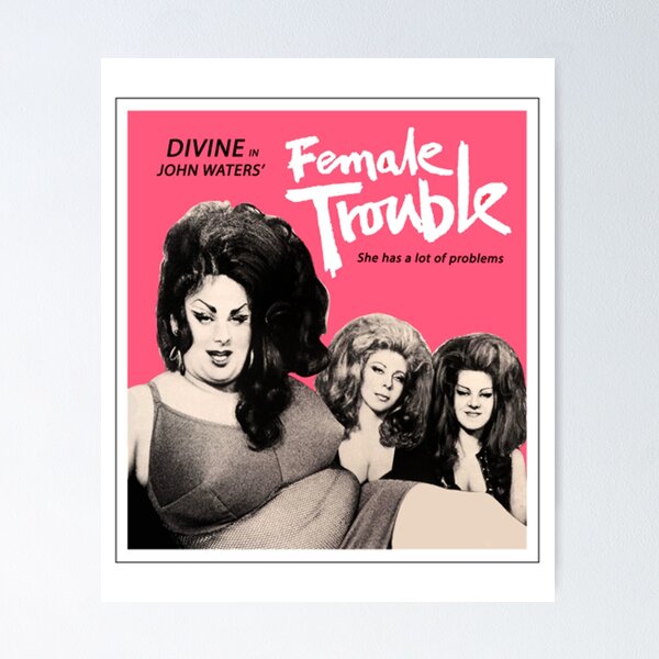 Item preview, John Waters T-ShirtFemale Trouble Divine - John Waters Bizarre Cult Movie  designed and sold by TraverLap.