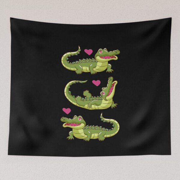 Aperçu de l'œuvre Animal sauvage d'aligator de coeur d'amour de crocodile créée et vendue par MooonTees.