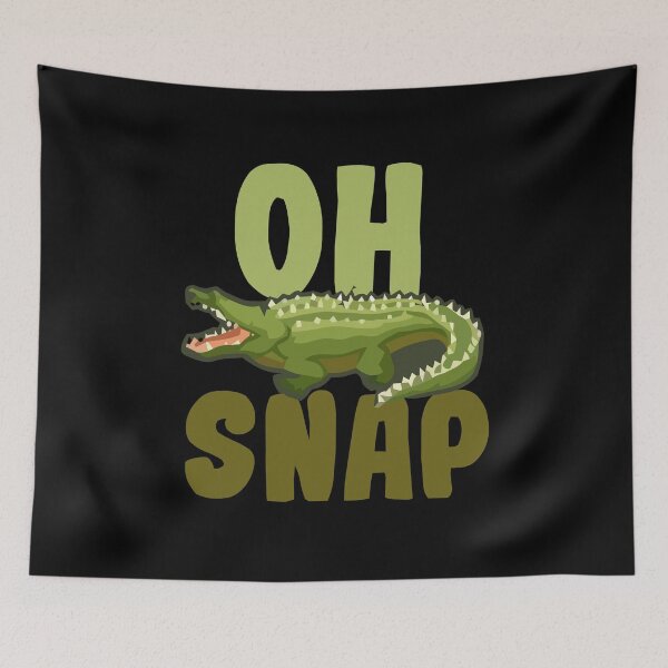 Aperçu de l'œuvre Crocodile Oh Snap Aligator Animal Sauvage créée et vendue par MooonTees.