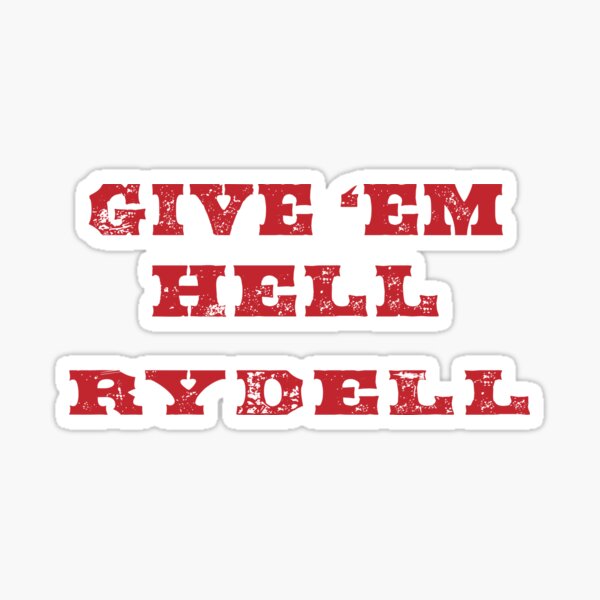 Rydell High Cheer Sticker