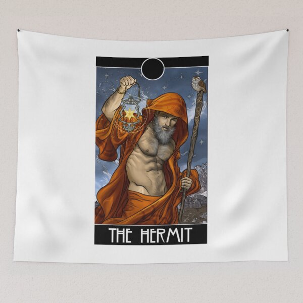 Item preview, Tarot Card T-ShirtThe Hermit  designed and sold by TraverLap.