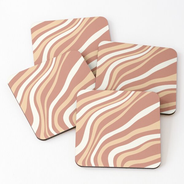 Item preview, Abstract Liquid Pattern in Salmon,Peach and Ivory designed and sold by SPF14.