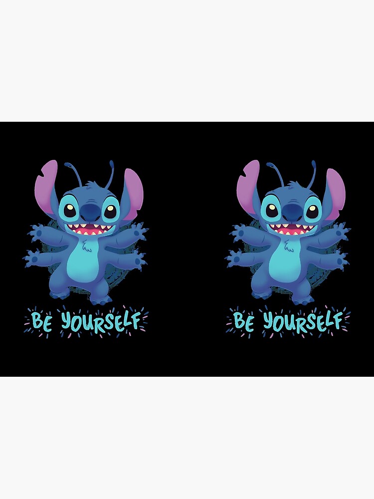 Be Yourself // Cute Stitch, 90s Kid, Experiment 626, Ohana - Stitch -  Sticker
