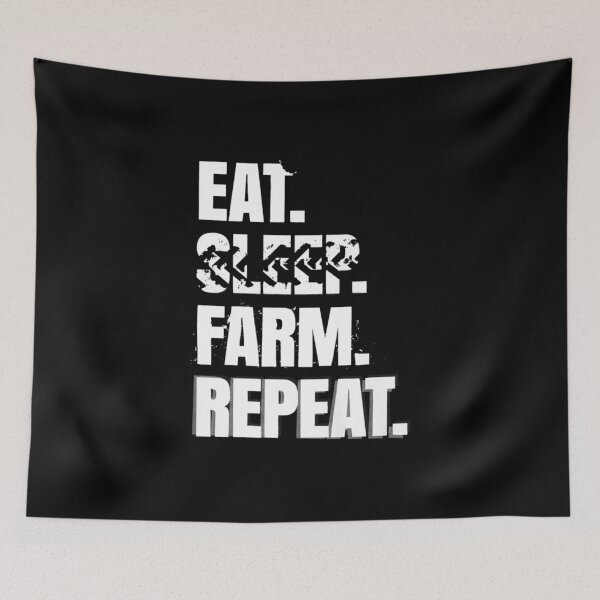 Item preview, Farming Simulator - Eat. Sleep. Farm. Repeat. designed and sold by Rognvar.