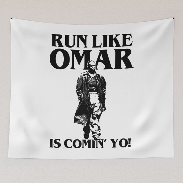 Item preview, The Wire Run Like Omar is Comin’ Yo Tv Series   designed and sold by AbriaUniquee.