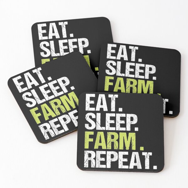 Item preview, Eat Sleep Farm Repeat Farmer Farming Birthday Gift designed and sold by Rognvar.