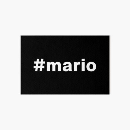 Item preview,  Hashtag #Mario, Men, Kids, Child Name designed and sold by DEFINITELYES.